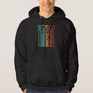 Retro-Flugzeug für Vintage Reisende und Hoodie