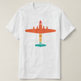 Retro-Flugzeug T-Shirt