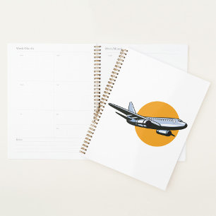 Retro Flugzeug Vintag Jet Travel Art Design Planer