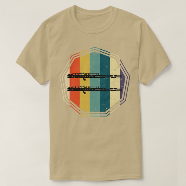 Retro-Flute T-Shirt (Design vorne)