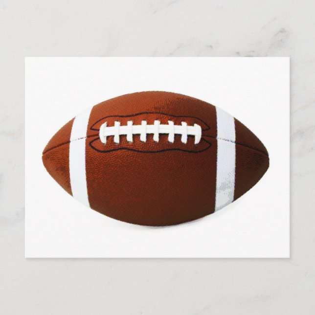 Retro Football Postkarte (Vorderseite)