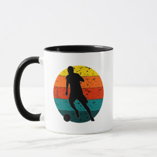 Retro Football Soccer Shooter   Einfache Retro-Far Tasse