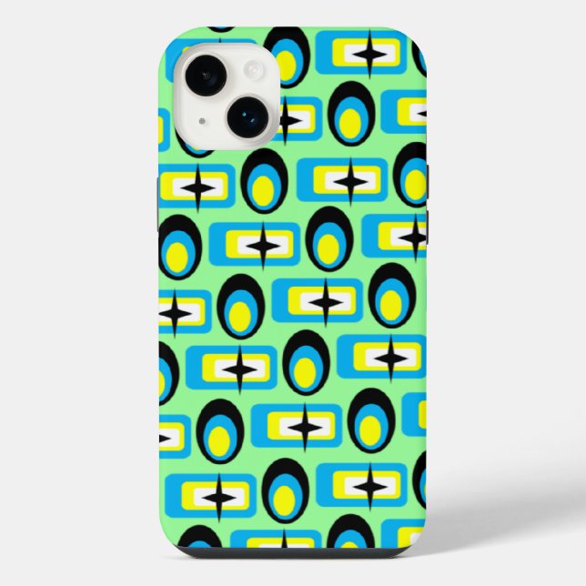 Retro-Formen iPhone 14 Plus Hülle (Rückseite)