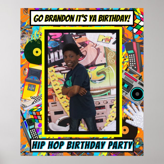 Retro Foto Frame Album Cover Prop Poster (Vorne)