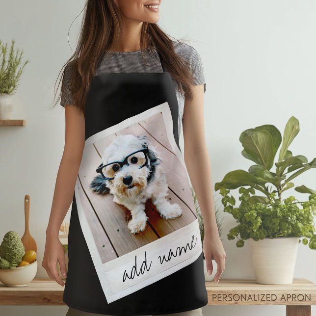 Retro-Foto mit einem großen Bild Schürze (Personalized Apron)