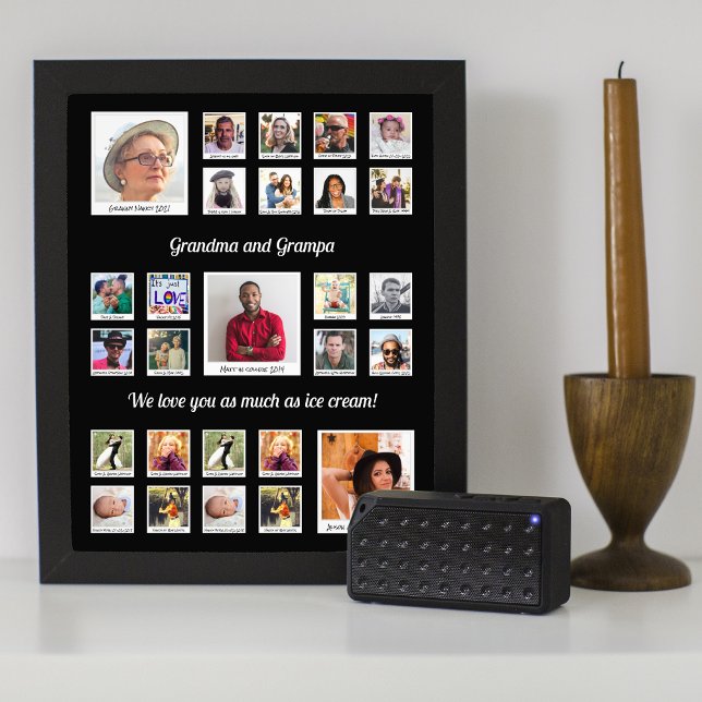 Retro-Foto-Montage für Großeltern Fotodruck (Von Creator hochgeladen)