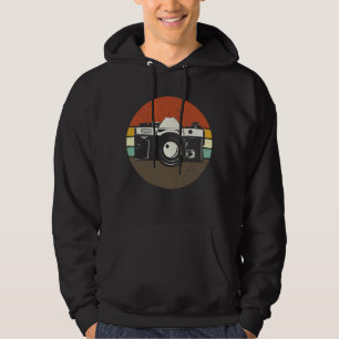 Retro Fotograf Camera Foto Lover Hoodie