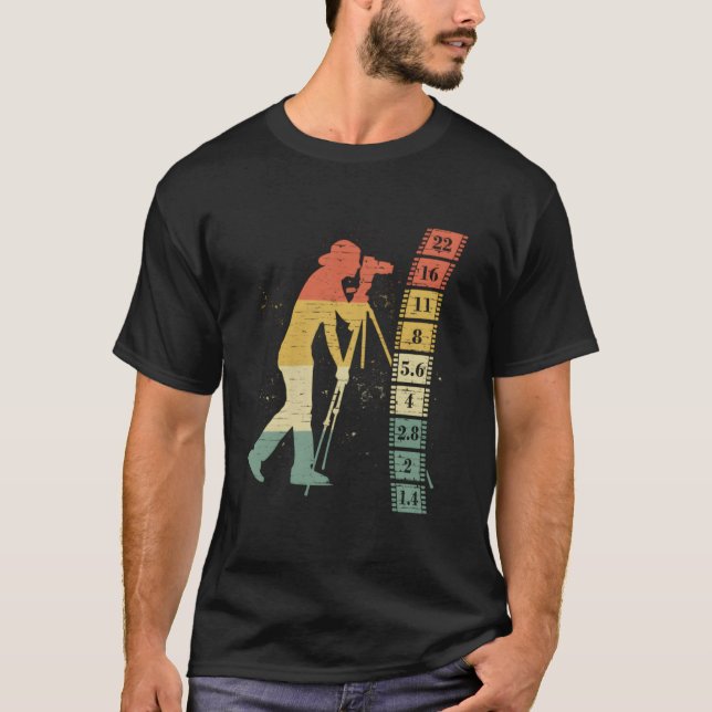 Retro Fotograf T-Shirt (Vorderseite)