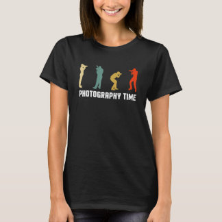 Retro-Fotografie in alter Zeit Fotograf Kamera T-Shirt
