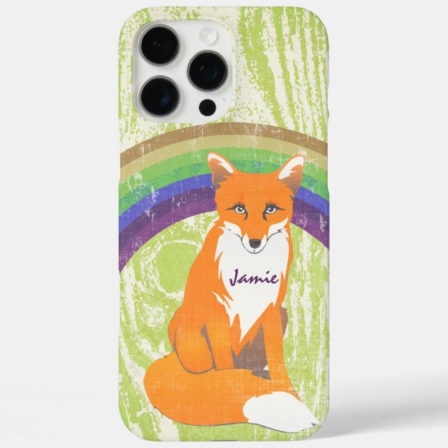 Retro Fox Art Limon Orange Retro title_seo2 (Rückseite)