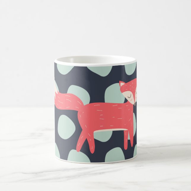Retro Fox Kaffeetasse (Mittel)