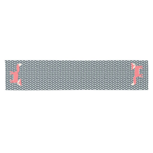 Retro Fox Kurzer Tischläufer (Horizontal)