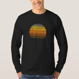 Retro Französisch-Polynesien T-Shirt