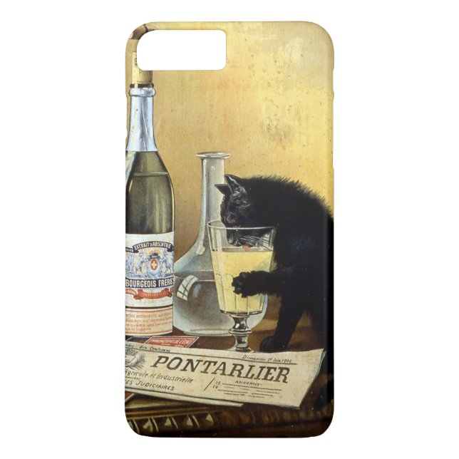 Retro Französisches Poster "absinthe bourgeois" Case-Mate iPhone Hülle (Rückseite)
