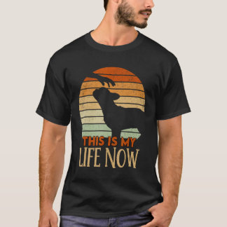 Retro French Bulldog Das ist mein Leben, das jetzt T-Shirt