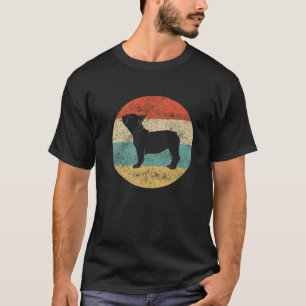 Retro French Bulldog Niedliches Tier T-Shirt