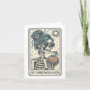 Retro Freshly Boo'd Coffee Lovers Boujee Ghost Hal Karte