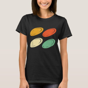 Retro Frisbee Disc Golf Disks Cool Frolfing T-Shirt