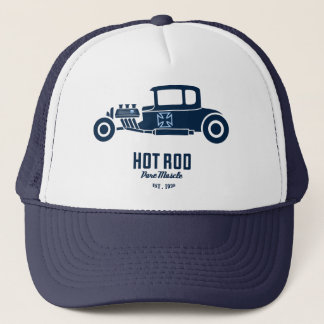 Retro-Frisierte Auto-reine Muskelfarbstoffe Truckerkappe