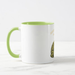 Retro Frog Bare Minimum Color Inside Mug