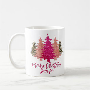 Retro Frohe Weihnachten Personalisiert Kaffeetasse