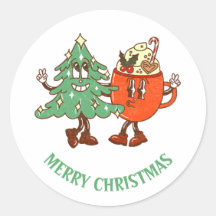Retro Frohe Weihnachten
