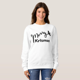 Retro Frohe Weihnachten Stil Sweatshirt