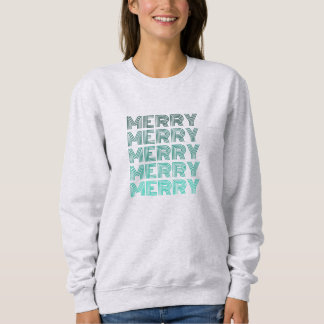 Retro Frohe Weihnachts-Sweatshirt Sweatshirt