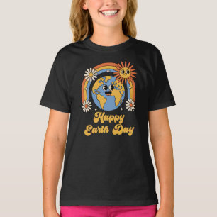 Retro Frohen Tag der Erde T-Shirt