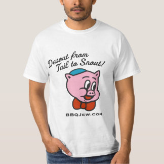 Retro frommes von Schwanz zu Schnauze-Wert-Shirt T-Shirt