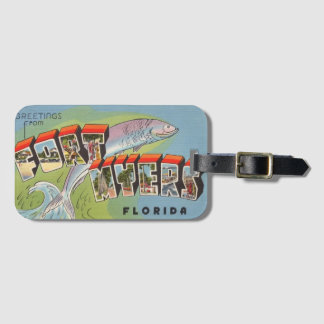 Retro Ft Myers Florida Gepäckanhänger