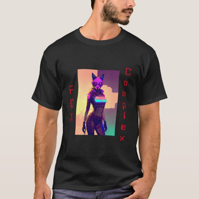 Retro-Fuchs-T - Shirt (Vorderseite)