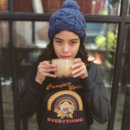 Retro Fun Pumpkin Gewürz Alles Fall Drink gemütlic Sweatshirt