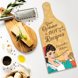 Retro Fun Rezept Küche Schneidebrett