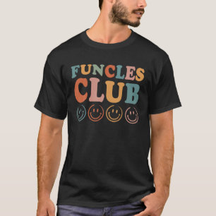 Retro Funcles Club Shirt Funny Vatertag Geschenk U
