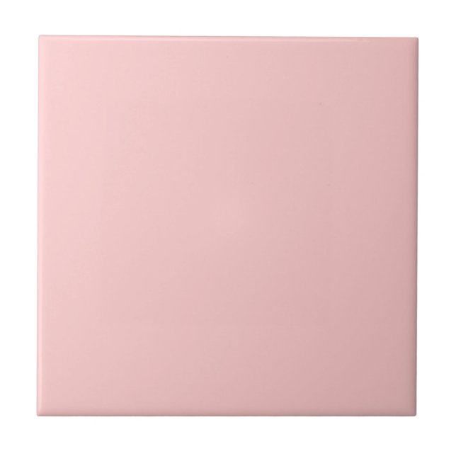 Retro Fünfzigerjahre Ära gerade Rosa-Mitte des Fliese (Vorderseite)
