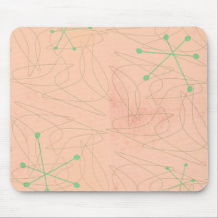 Retro Fünfzigerjahre Atomzeitalter Mousepad