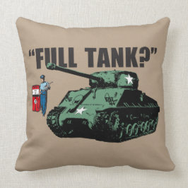 Retro Fünfzigerjahre Tankstellebegleiter: "Voller Kissen