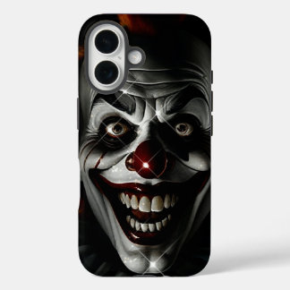 Retro-funkelnd Clown iPhone 16 Hülle