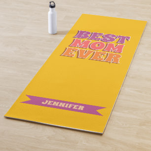 Retro Funky Bunt Beste Mama Aller Zeiten Benutzern Yogamatte