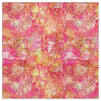 Retro Funky Cool Modern Polygon Mosaik Muster Stoff
