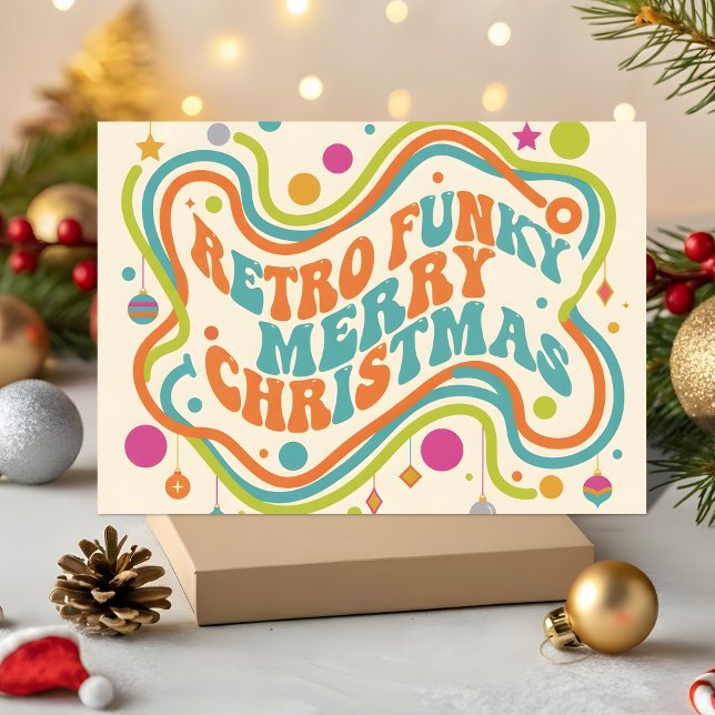 Retro Funky Frohe Weihnachten (Von Creator hochgeladen)