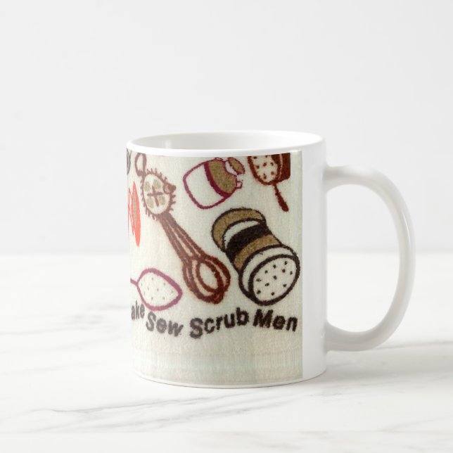 Retro Funny Dish Handtuch Tasse von RoseWrites (Rechts)