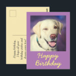 Retro Funny Dog und Happy Birthday Postcard Postkarte<br><div class="desc">Es ist der Retro Funny Dog und Happy Birthday Postcard. Der niedliche Retrivenwinker ist schön. Sie können Ihre Nachrichten einfügen. Das wird deinen Freund zum Lachen bringen. Das wird ein bedeutendes Geschenk und macht Ihren Freund zum Lachen. Überbringen Sie herzlichen Glückwunsch jetzt und Seien Sie einer der wenigen.</div>