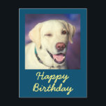 Retro Funny Dog und Happy Birthday Postcard Postkarte<br><div class="desc">Es ist der Retro Funny Dog und Happy Birthday Postcard. Der niedliche Retrivenwinker ist schön. Sie können Ihre Nachrichten einfügen. Das wird deinen Freund zum Lachen bringen. Das wird ein bedeutendes Geschenk und macht Ihren Freund zum Lachen. Überbringen Sie herzlichen Glückwunsch jetzt und Seien Sie einer der wenigen.</div>