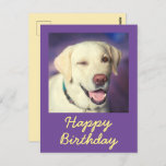 Retro Funny Dog und Happy Birthday Postcard Postkarte<br><div class="desc">Es ist der Retro Funny Dog und Happy Birthday Postcard. Der niedliche Retrivenwinker ist schön. Sie können Ihre Nachrichten einfügen. Das wird deinen Freund zum Lachen bringen. Das wird ein bedeutendes Geschenk und macht Ihren Freund zum Lachen. Überbringen Sie herzlichen Glückwunsch jetzt und Seien Sie einer der wenigen.</div>