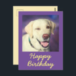 Retro Funny Dog und Happy Birthday Postcard Postkarte<br><div class="desc">Es ist der Retro Funny Dog und Happy Birthday Postcard. Der niedliche Retrivenwinker ist schön. Sie können Ihre Nachrichten einfügen. Das wird deinen Freund zum Lachen bringen. Das wird ein bedeutendes Geschenk und macht Ihren Freund zum Lachen. Überbringen Sie herzlichen Glückwunsch jetzt und Seien Sie einer der wenigen.</div>