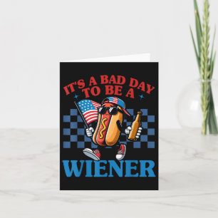 Retro Funny es ein schlechter Tag, um eine Dackel Karte