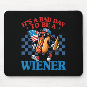Retro Funny es ein schlechter Tag, um eine Dackel Mousepad