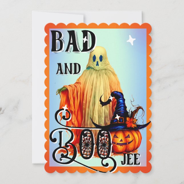 Retro Funny Halloween Cards (Vorderseite)